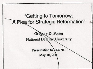 2001 Foster Gregory Foster