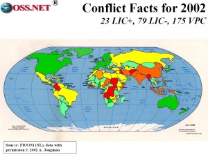 Global Conflict Today Simplified Jongman Map