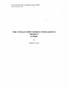 Civilian OSINT Corps