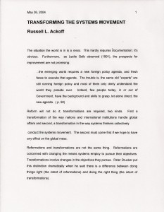 cover ackoff paper