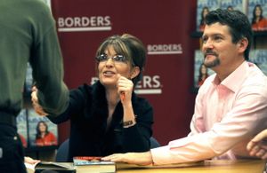 photo palin and hubbie Sarah Palin On the Road