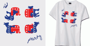two party graphic