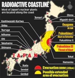 japan radioactive coastline