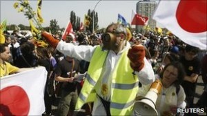 europe protesters