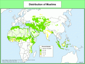 muslim distribution at core