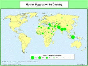 muslim population by country
