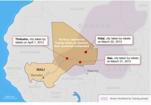 map mali cities taken