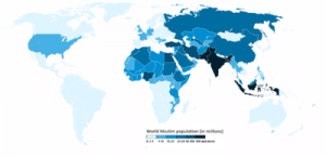 muslims by number